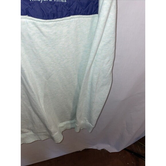 Vineyard Vines Women’s Pullover Sweat Shirt Size Small Mint Green Blue Golf - Picture 7 of 12
